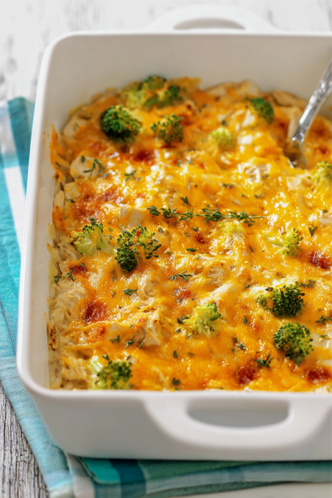 keto chicken broccoli casserole