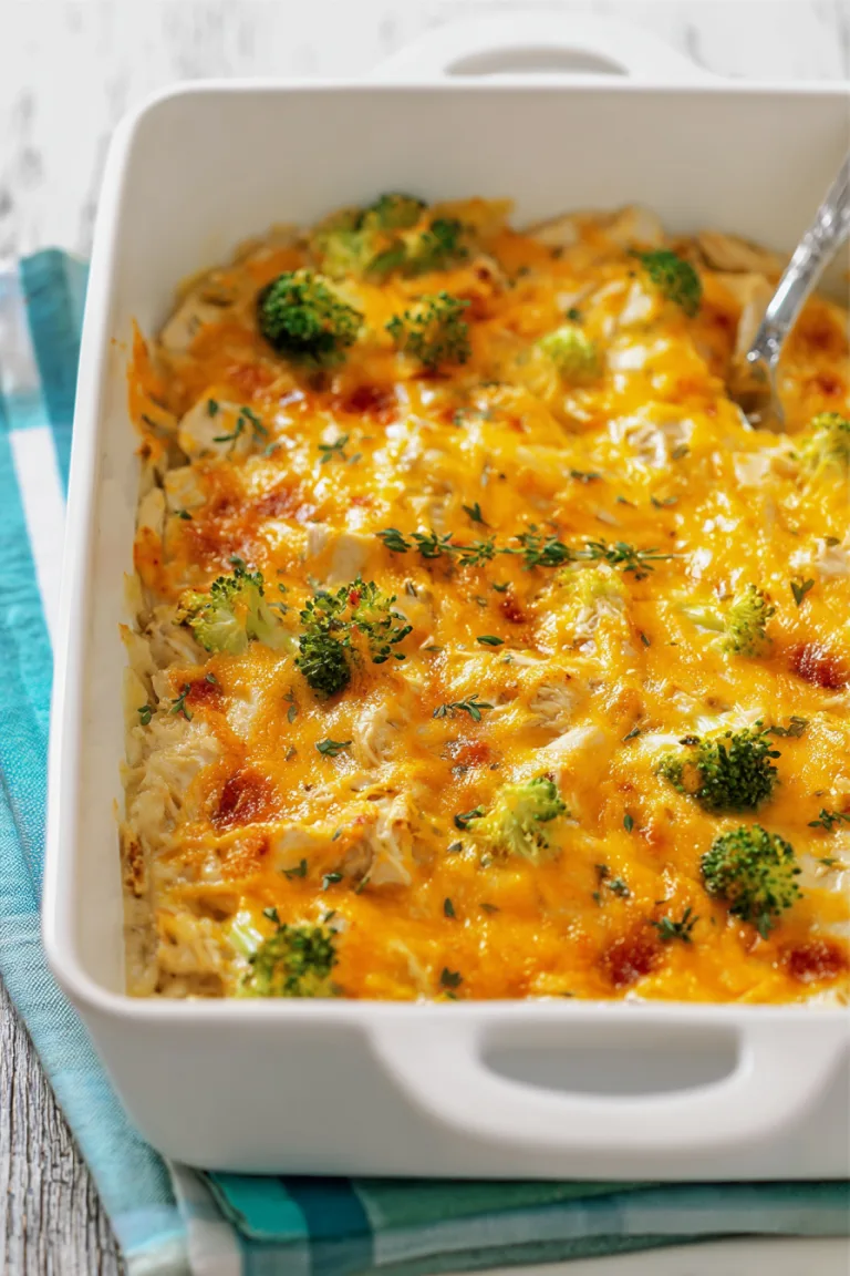 Keto Chicken Broccoli Casserole Recipe (25 Minutes!)