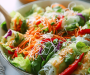 Spring Roll Salad with Spicy Ginger Dressing Recipe