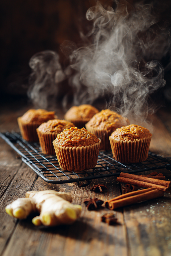 sweet potato anti-inflammatory muffins