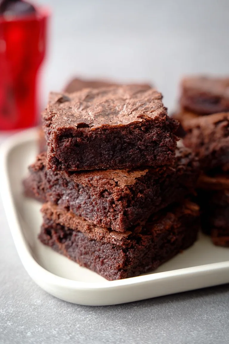Dr Pepper Brownies Recipe (Easy & Moist!)