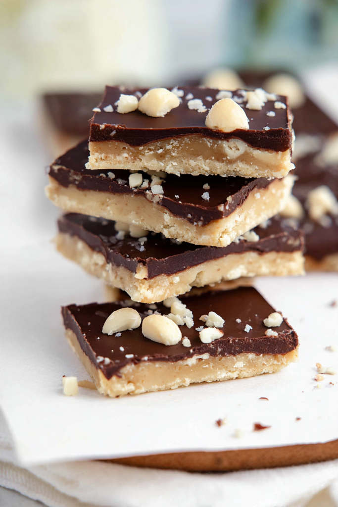 Keto Chocolate Macadamia Nut Bars