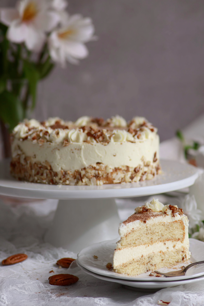 low carb italian cream cake