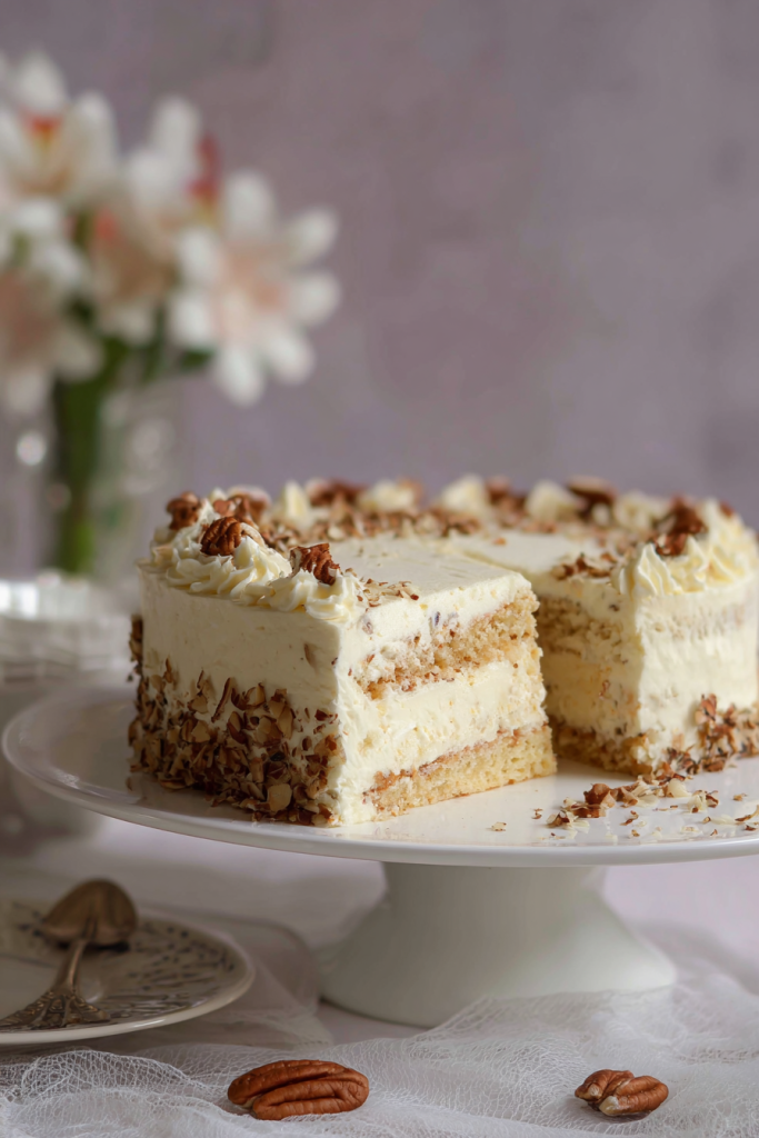 low carb italian cream cake