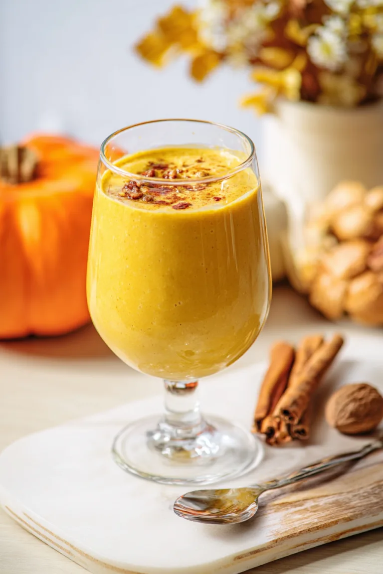 Easy Pumpkin Smoothie Recipe (Healthy & 5 Minutes!)