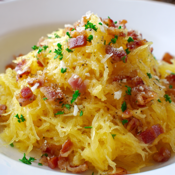 spaghetti squash carbonara