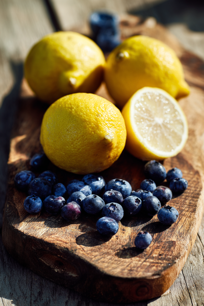 Lemon Blueberry Keto Mug Cake