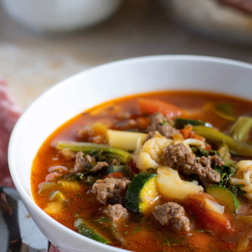 Beefy Keto Minestrone