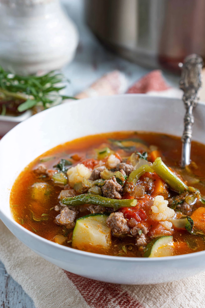 Beefy Keto Minestrone