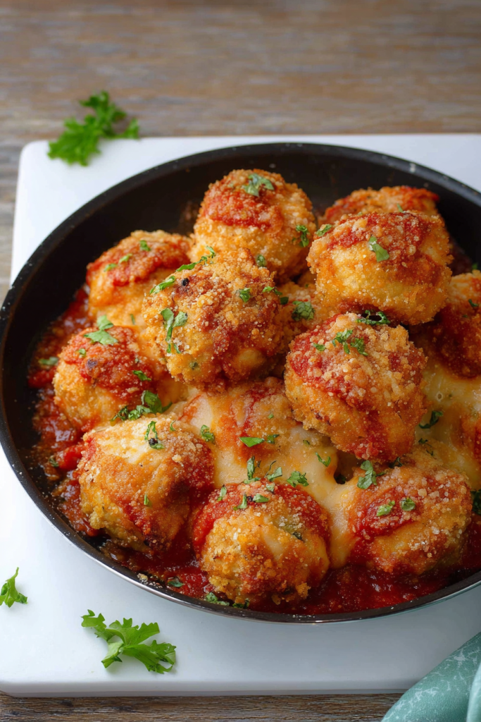 Chicken Parmesan Meatballs