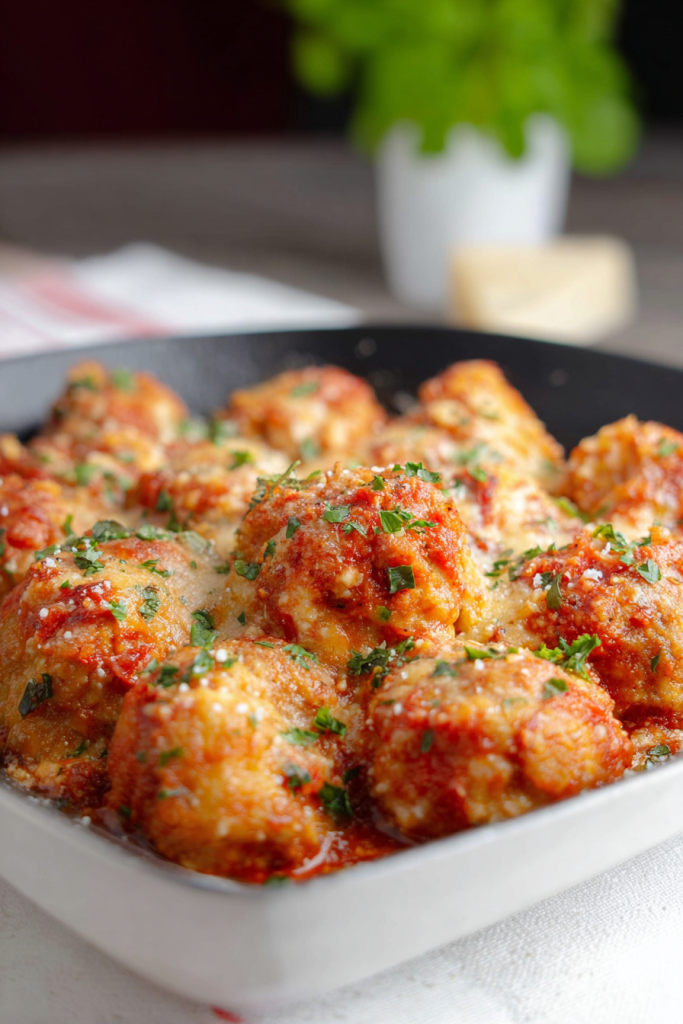 Chicken Parmesan Meatballs