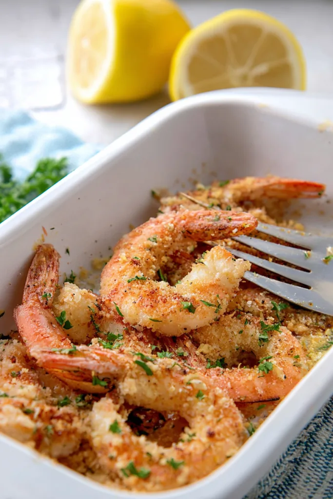 Easy Baked Shrimp with Garlic and Parmesan