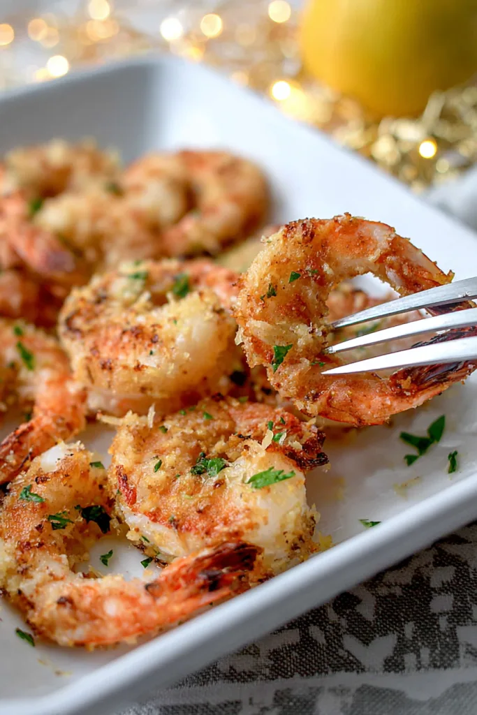 Easy Baked Shrimp with Garlic and Parmesan
