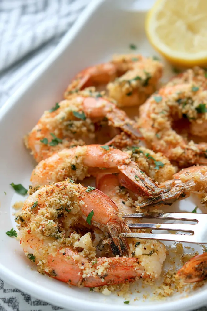 Easy Baked Shrimp with Garlic and Parmesan