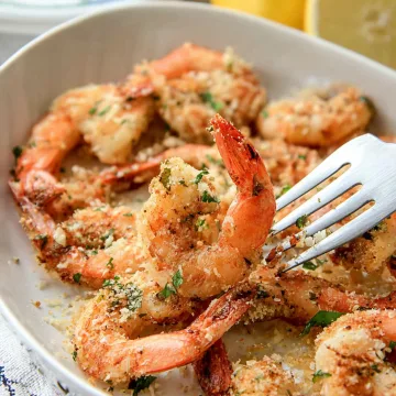 Baked Shrimp with Garlic and Parmesan