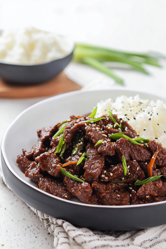 keto Mongolian beef