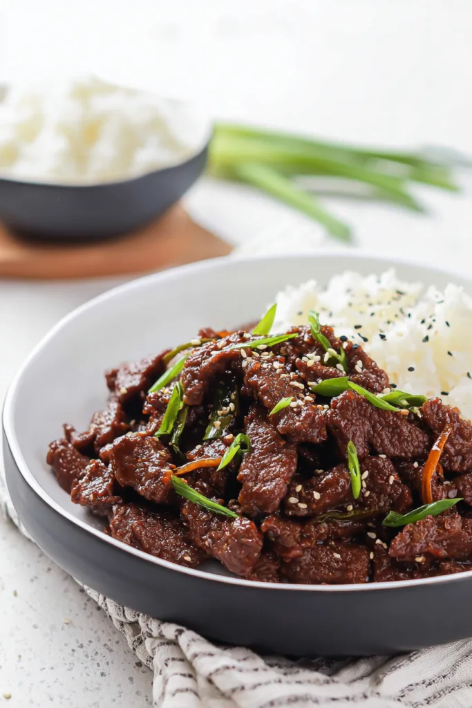 keto Mongolian beef