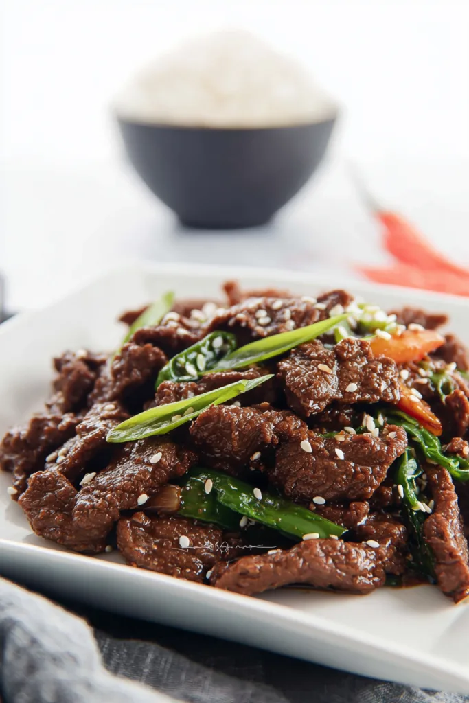 keto Mongolian beef