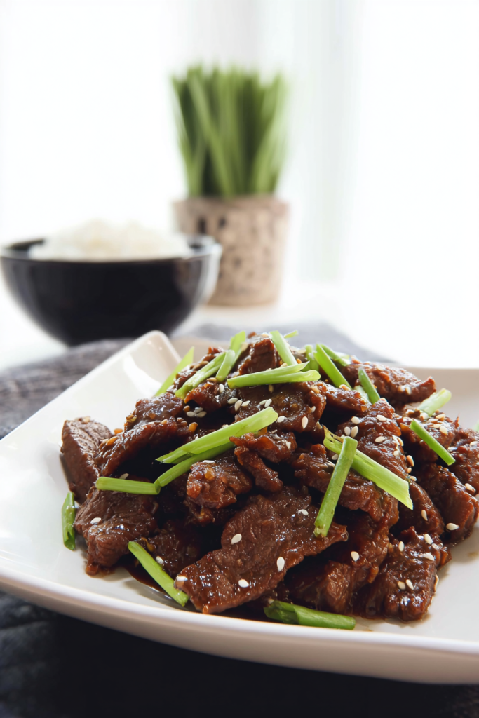 keto Mongolian beef