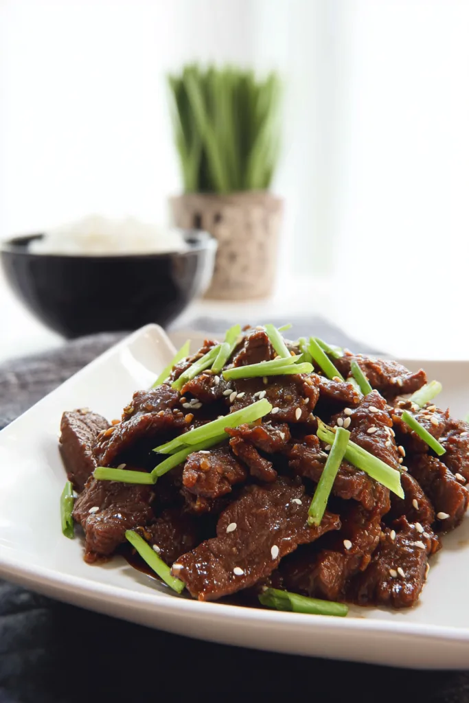 keto Mongolian beef
