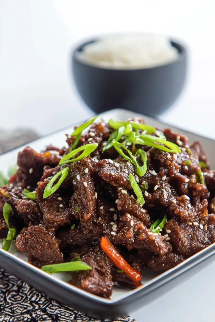 keto Mongolian beef