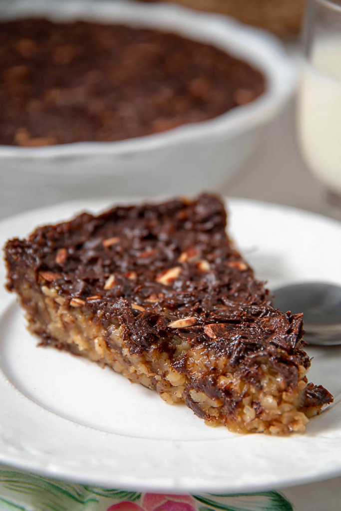 keto german chocolate pie