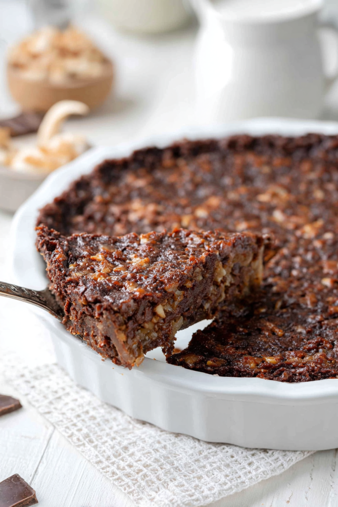 keto german chocolate pie