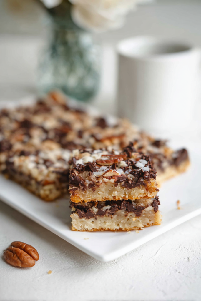 keto magic cookie bars