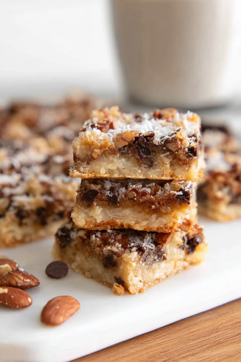 Keto Magic Cookie Bars Recipe (Easy Low-Carb Dessert)