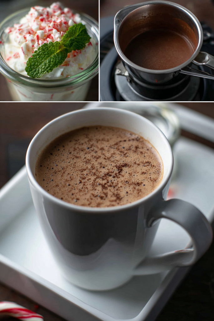 peppermint protein mocha