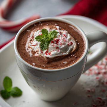 peppermint protein mocha