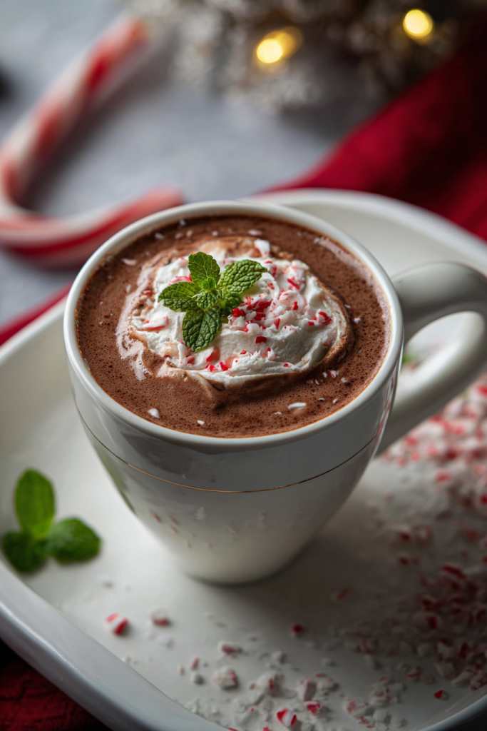 peppermint protein mocha