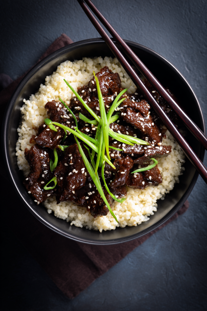 keto mongolian beef