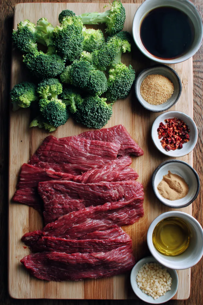 teriyaki beef and broccoli