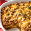 Keto Cheeseburger Casserole