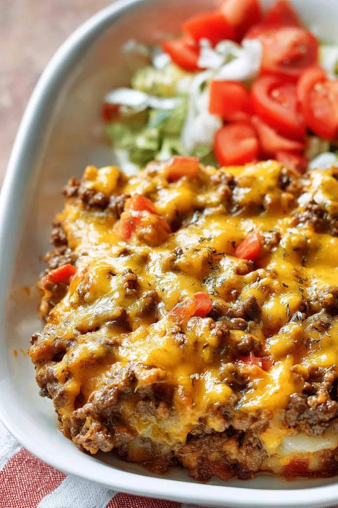 keto cheeseburger casserole