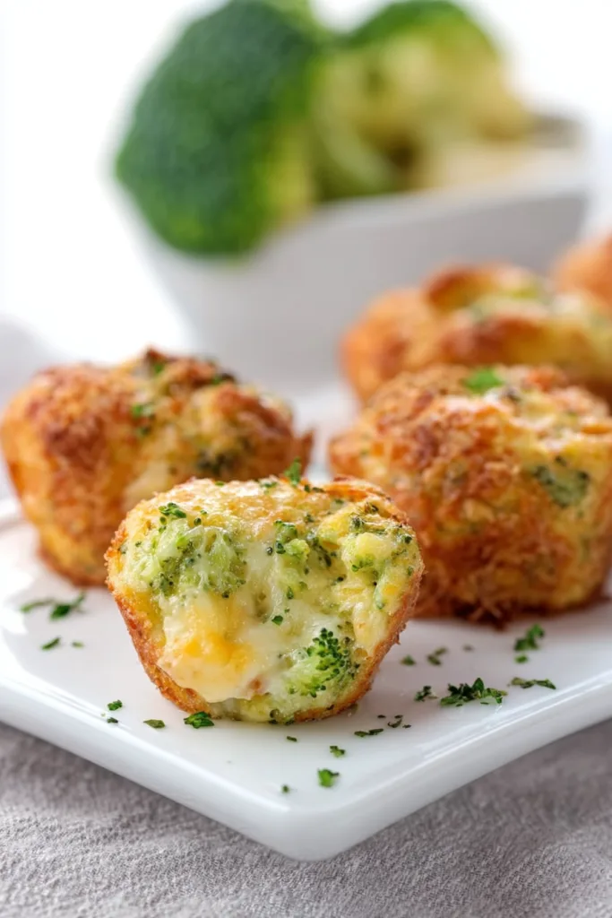 keto broccoli cheese bites