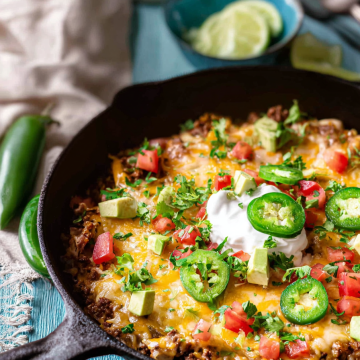 Low-Carb Taco Skillet