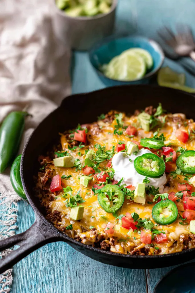 Low-Carb Taco Skillet