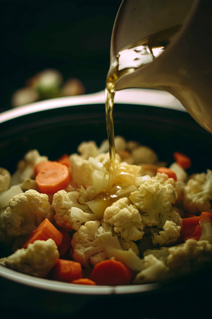 crockpot cauliflower soup
