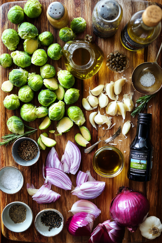 balsamic chicken with Brussels sprouts