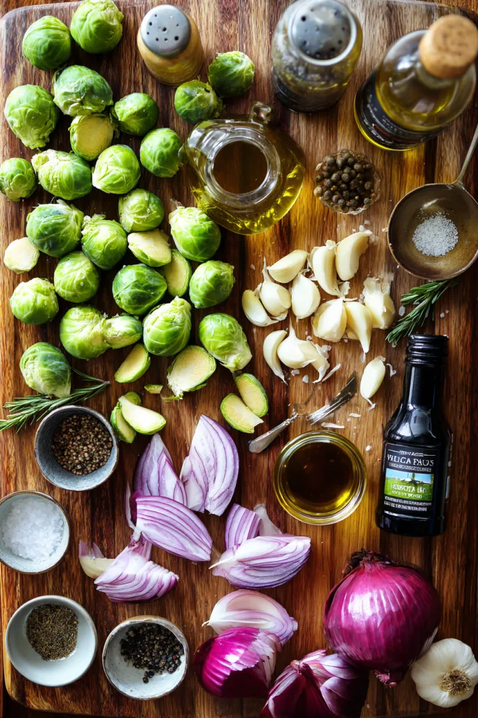 balsamic chicken with Brussels sprouts