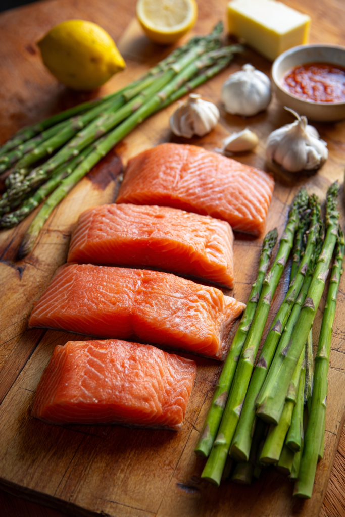 baked salmon in foil packs