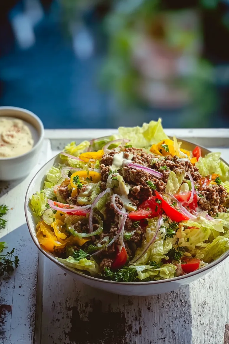 Big Mac Salad Recipe – Ready in 25 Minutes (Keto)