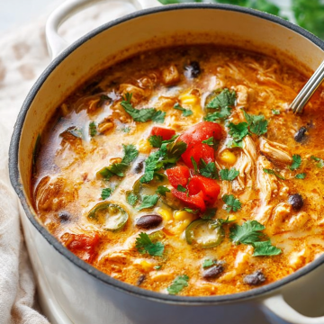 Creamy Chicken Enchilada Soup