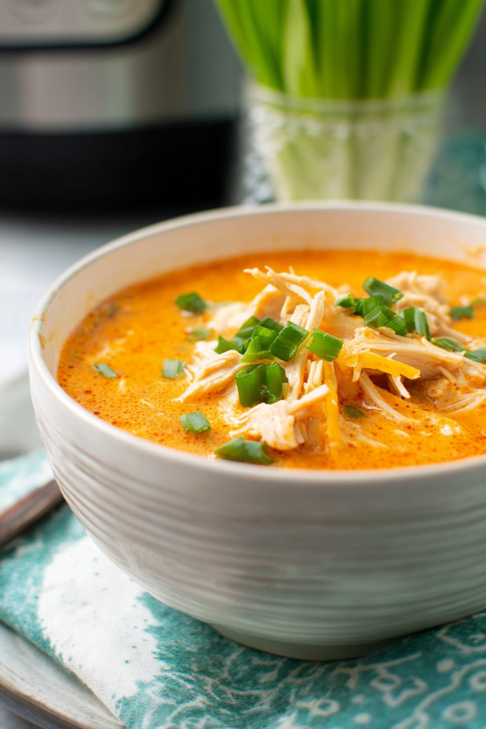 keto buffalo chicken soup