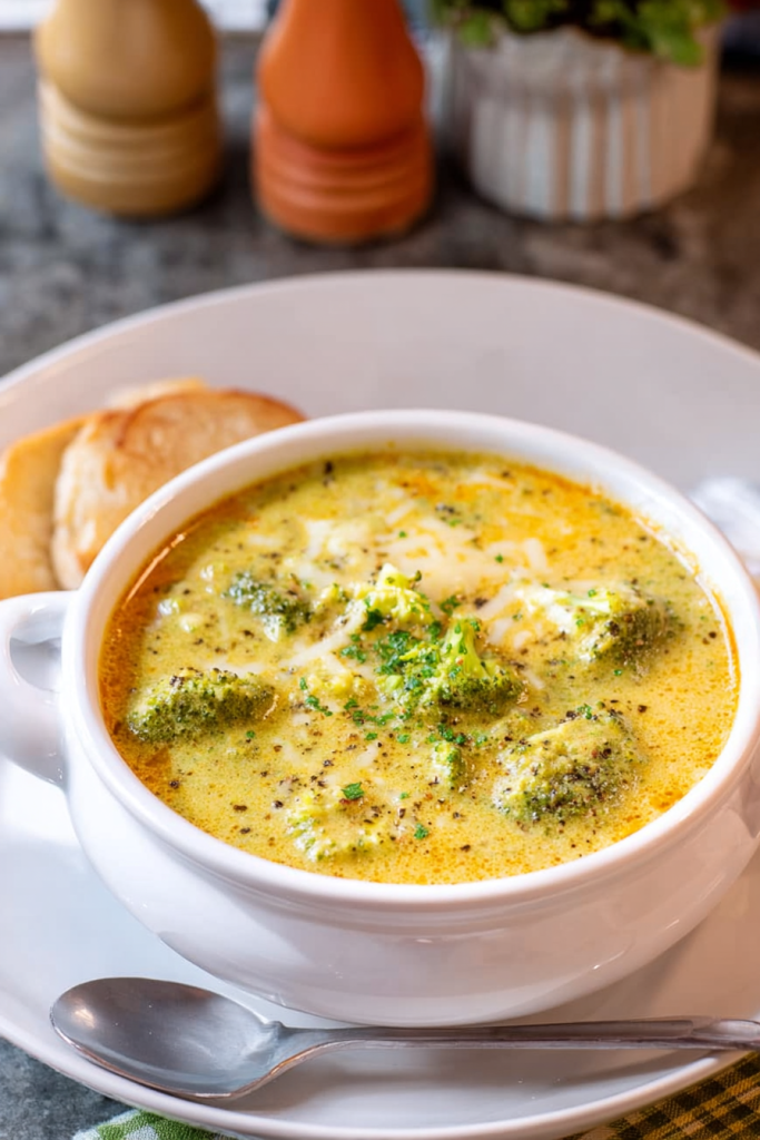 keto broccoli cheese soup