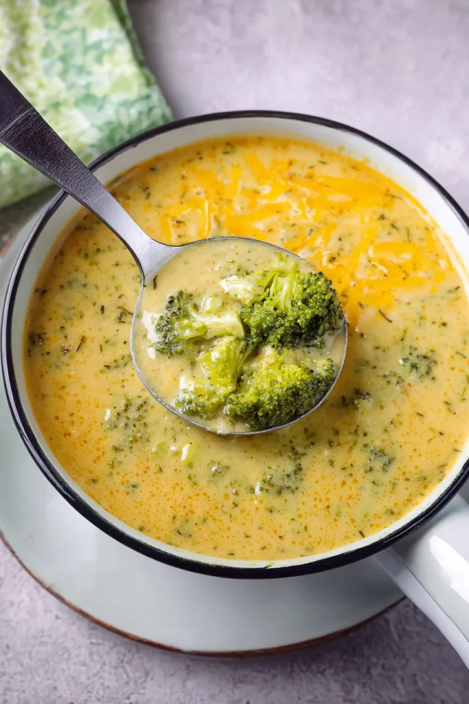 keto broccoli cheese soup