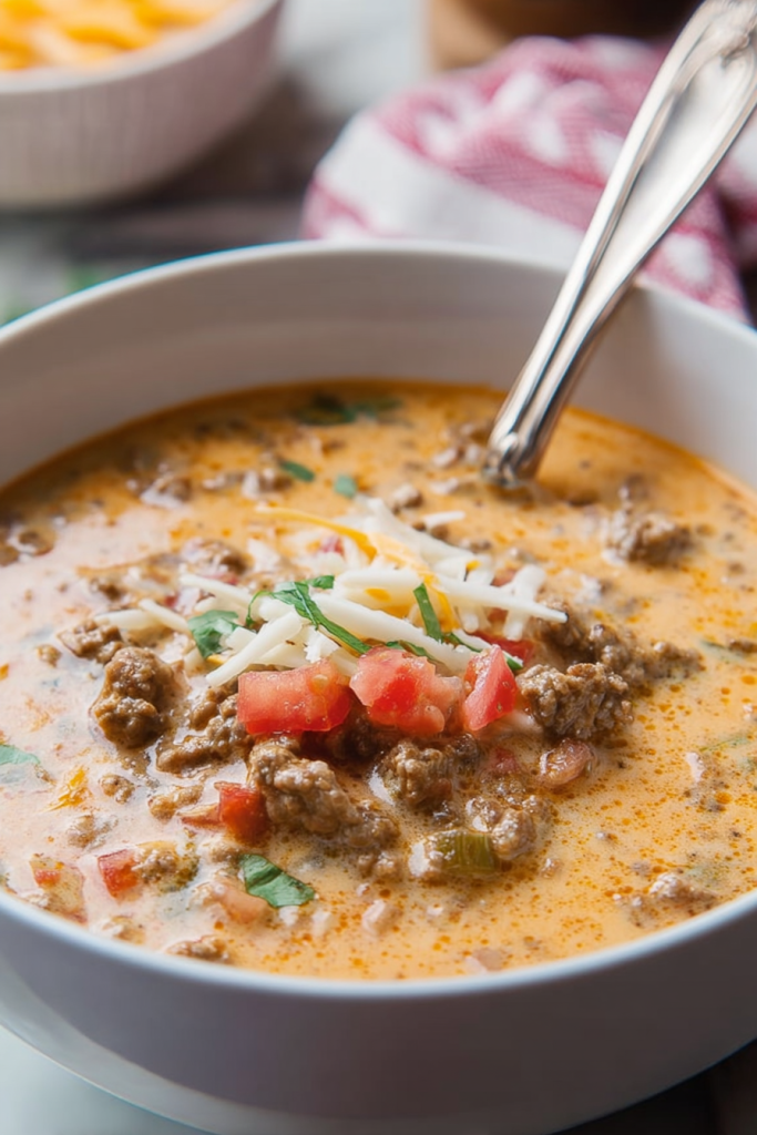 creamy taco soup