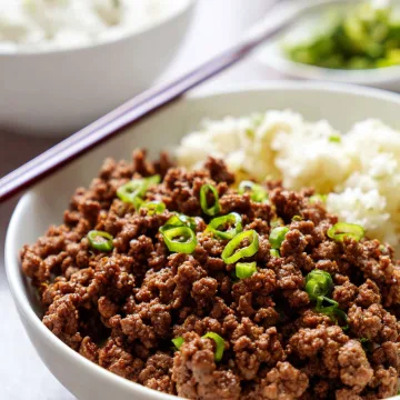 Korean Ground Beef Bowl